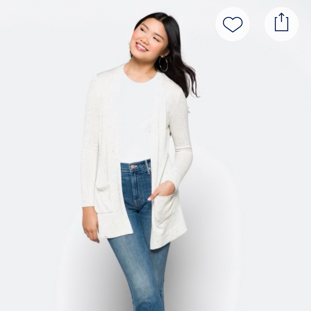 NWT Stitches & Stripes Lillianna Speckled Lightweight Cardigan